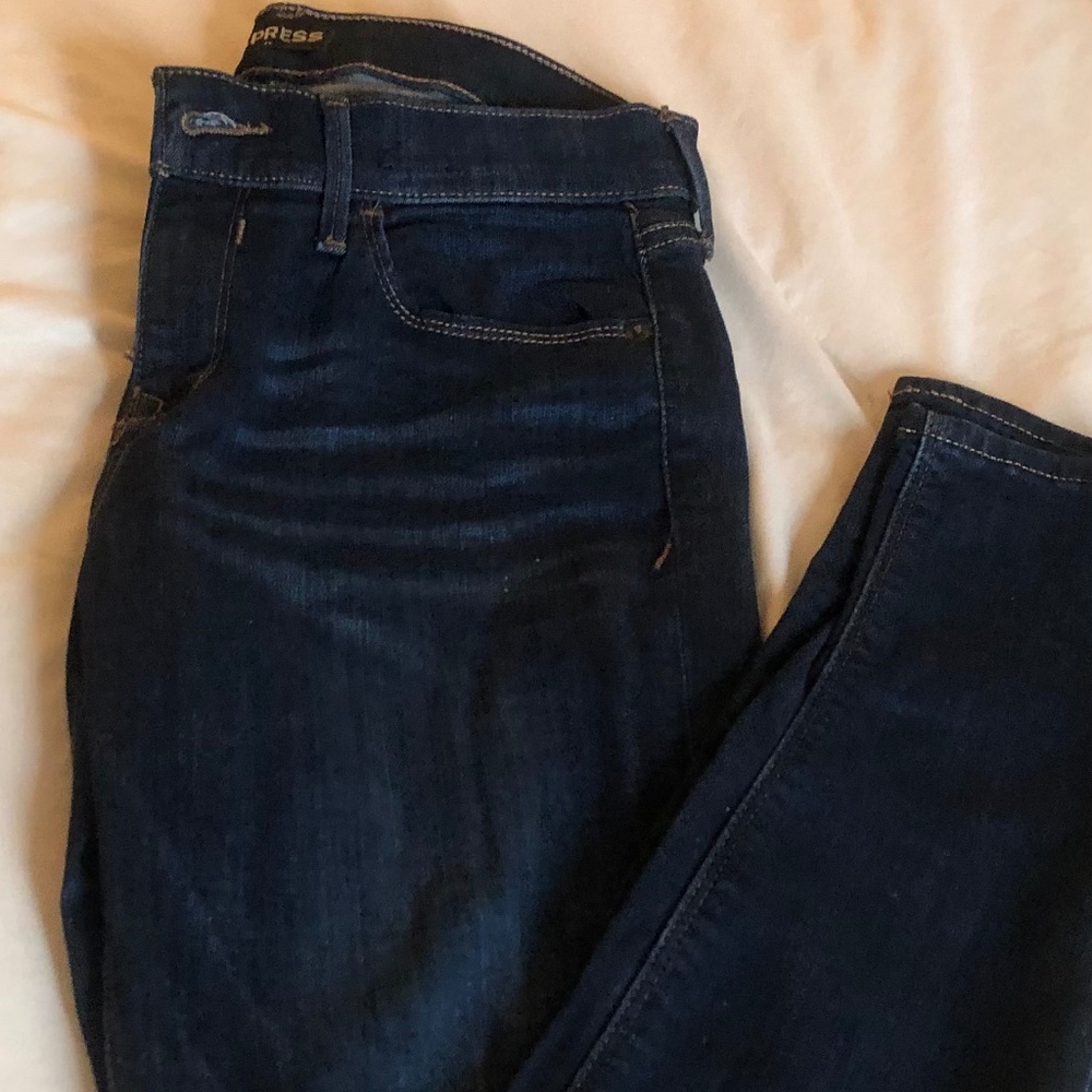 Express Mid Rise Skinny  Jeans  Pre Used